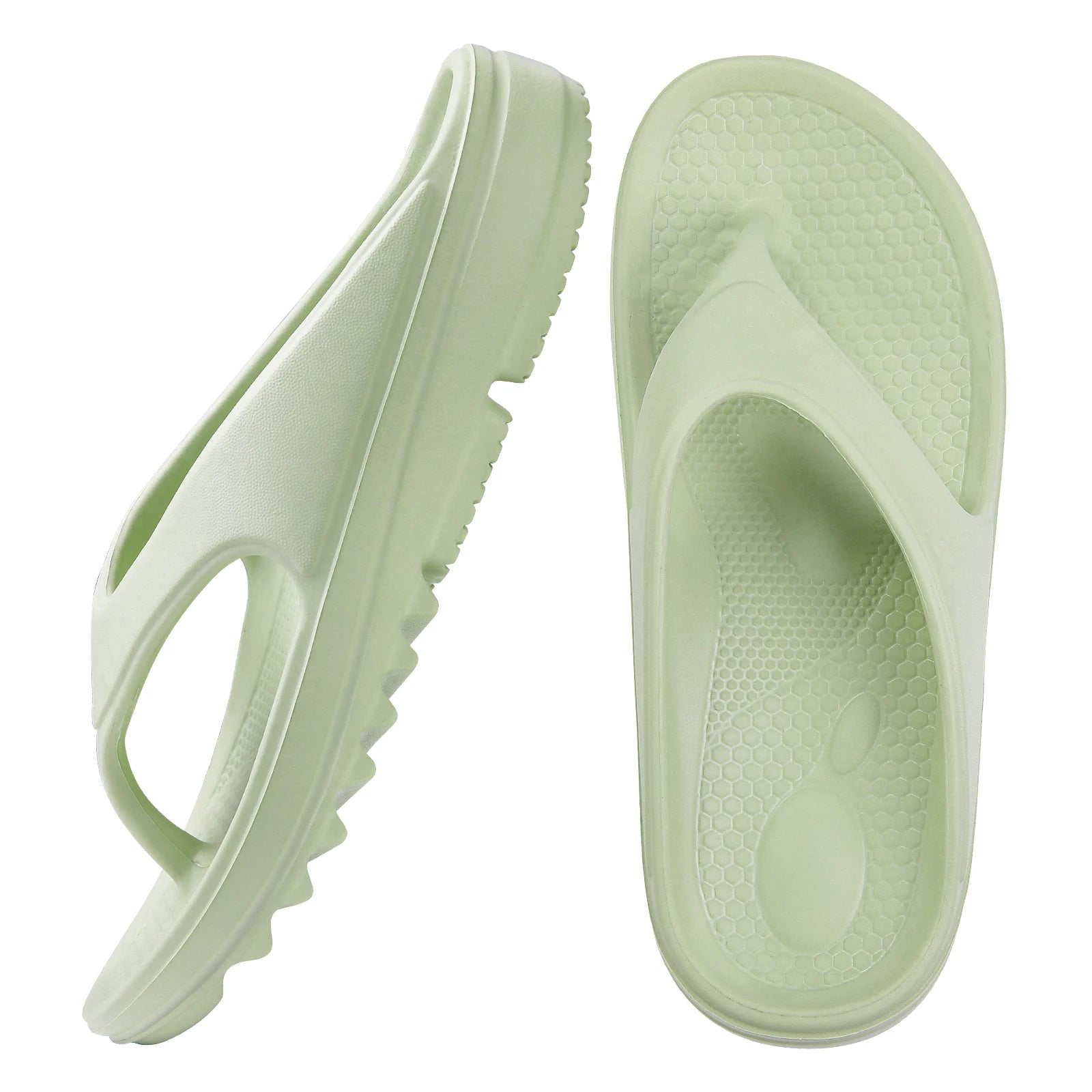 Crestar Thick Sole Flip-Flops – Soft Non-Slip Sandals for Men & Women, Summer Beach, Shower & Yoga Use