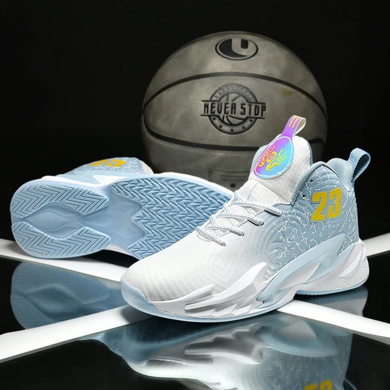 Men’s Basketball Shoes – Breathable, Non-Slip Outdoor Fashion Unisex Sneakers