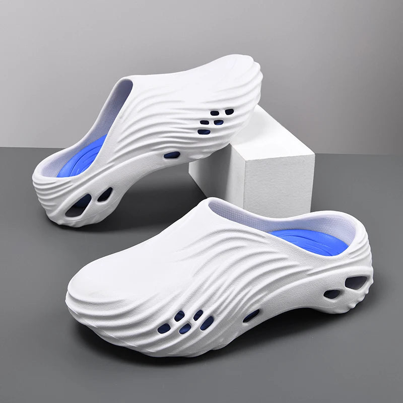 Men’s Summer EVA Slippers – Breathable, Non-Slip, Waterproof Indoor & Outdoor Beach Shoes