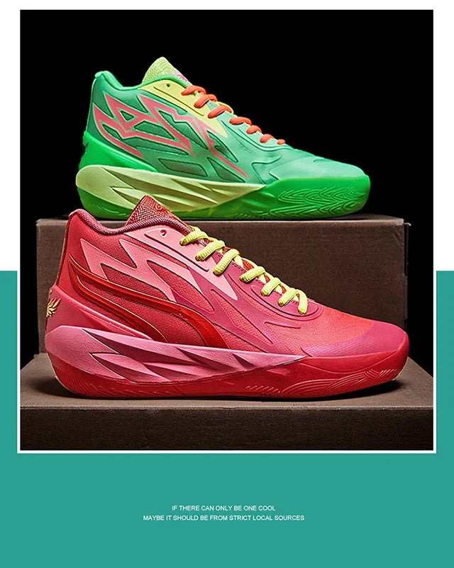Lamelo Ball 2 Generation Basketball Shoes Actual Combat Non-slip New Sports Shoes for Men and Women