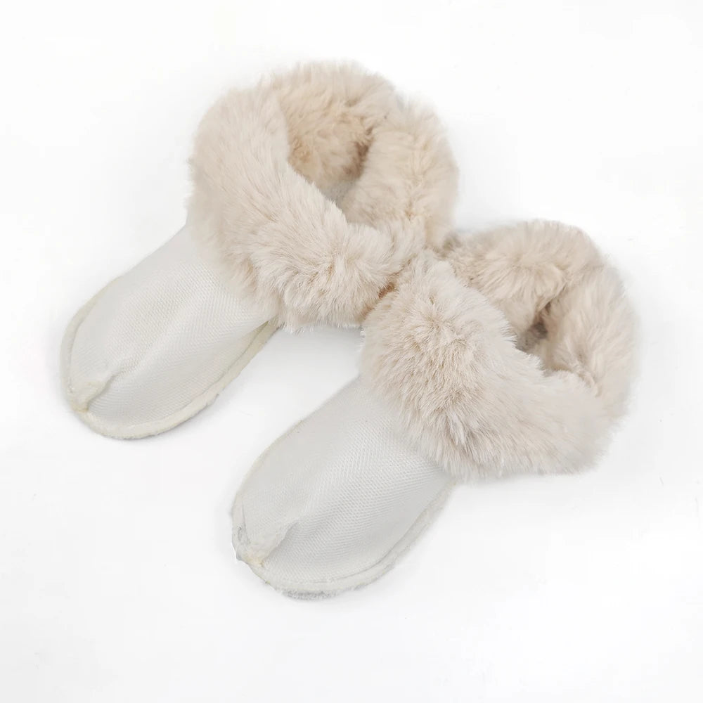 Hot 1 Pair Winter Warm Shoe Cover Inserts Plus Size Furry Replacement Fur Insoles Thickened Fuzzy Fur Insert Lining Shoe Inner