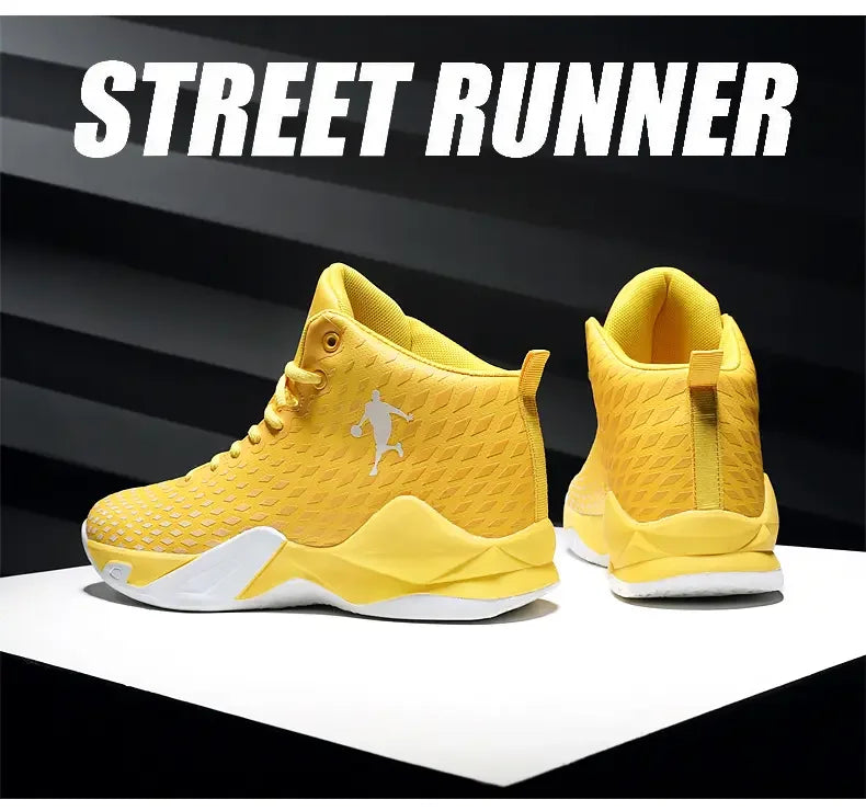 Men’s High-Top Basketball Sneakers – Fashion Street Sport Shoes