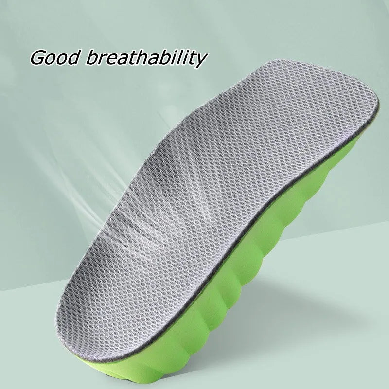 4D Deodorant Orthopedic Height Increase Insole for Shoes Arch Support Plantar Fasciitis Insoles Growing Shoe Sole Templates New