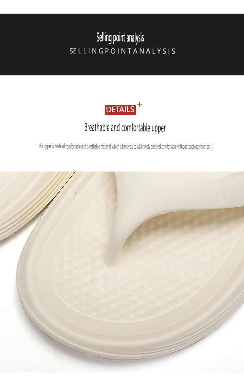2025 New Beach Shoes for Men Women Summer Soft House Sandals Arch Support Recovery Flip Flops Comfort Orthopedic Slides