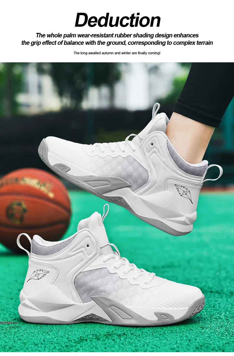 Men’s Basketball Shoes – Breathable Non-Slip Fashion Sports Sneakers