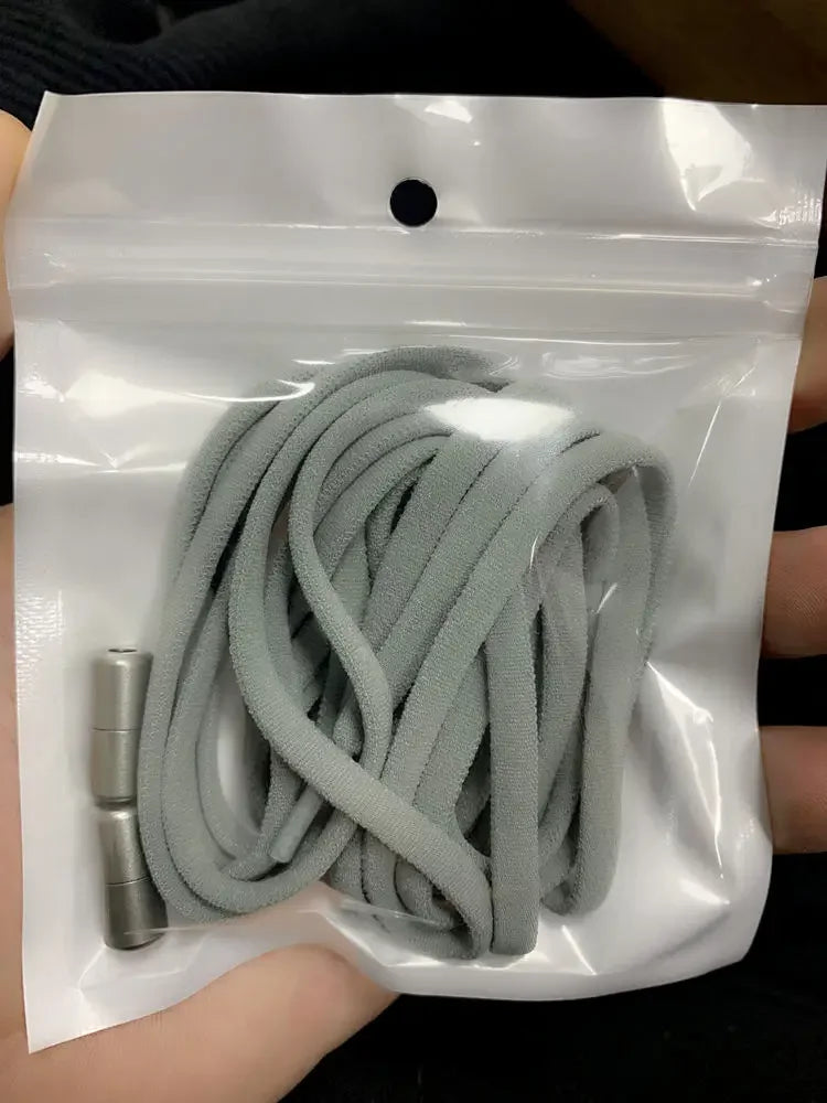 1Pair Elastic Lazy Shoelaces No Tie Shoe Laces Sneakers Flats Shoelaces for Adult Quick Shoelace Fit All Shoes