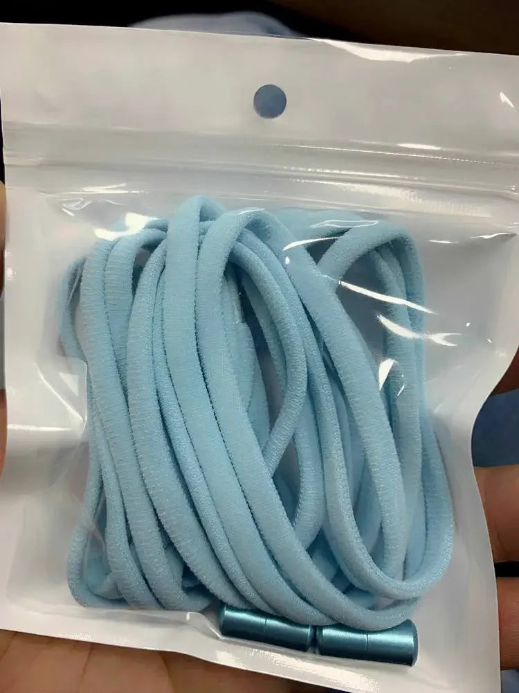 1Pair Elastic Lazy Shoelaces No Tie Shoe Laces Sneakers Flats Shoelaces for Adult Quick Shoelace Fit All Shoes