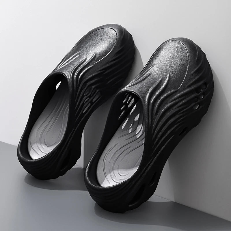 Men’s Summer EVA Slippers – Breathable, Non-Slip, Waterproof Indoor & Outdoor Beach Shoes