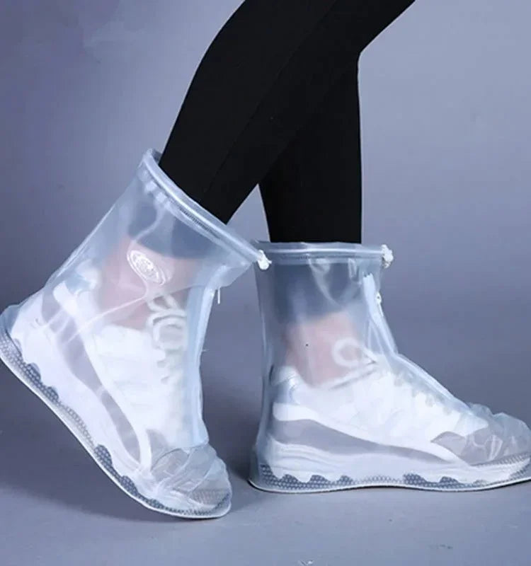 Shoes Cover Rain Waterproof Quality Thick Shoes Protectors Rain Boots PVC Non-Slip Rainy Shoe Cover Adult Water proof shoes
