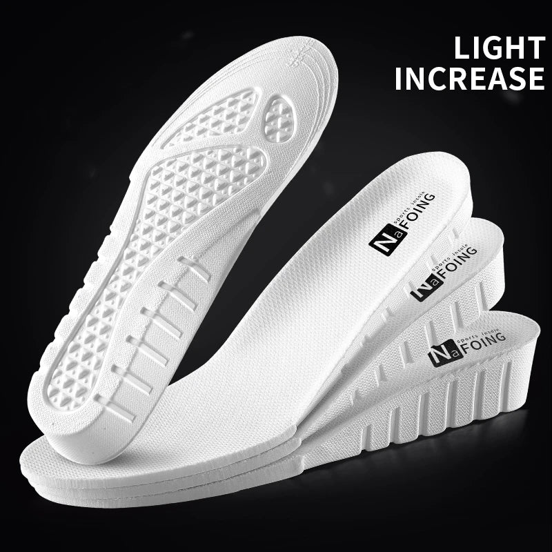 2025 Invisiable Height Increase Insoles for Feet Breathable Elevator Height Increase Templates Insoles for Women Men Shoes Pads