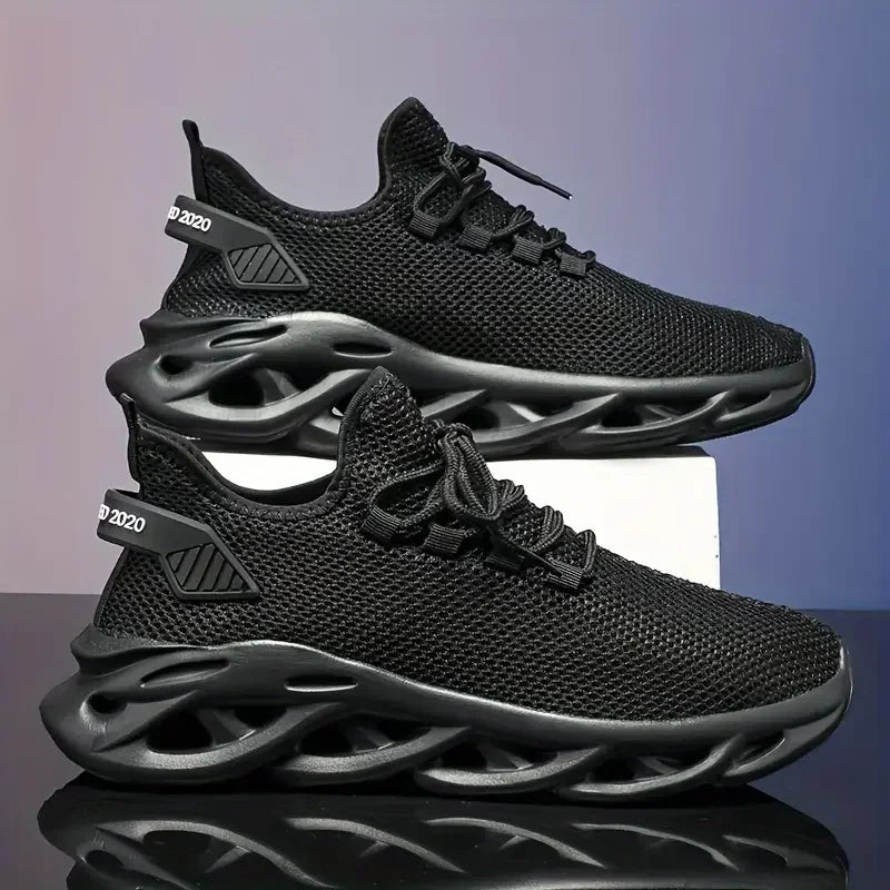 New Men Running Shoes Jogging Fashion Casual Walking Leisure Loafers Lace-up Breathable Brand Outdoor Comfortable Sneakers Blade