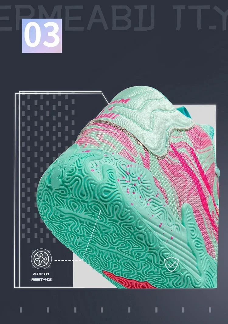 2025 New Men's Sneakers Breathable Comfortable Mens Basketball Shoes Wear-resistant Non-slip Couple's Sports Shoes Tenis