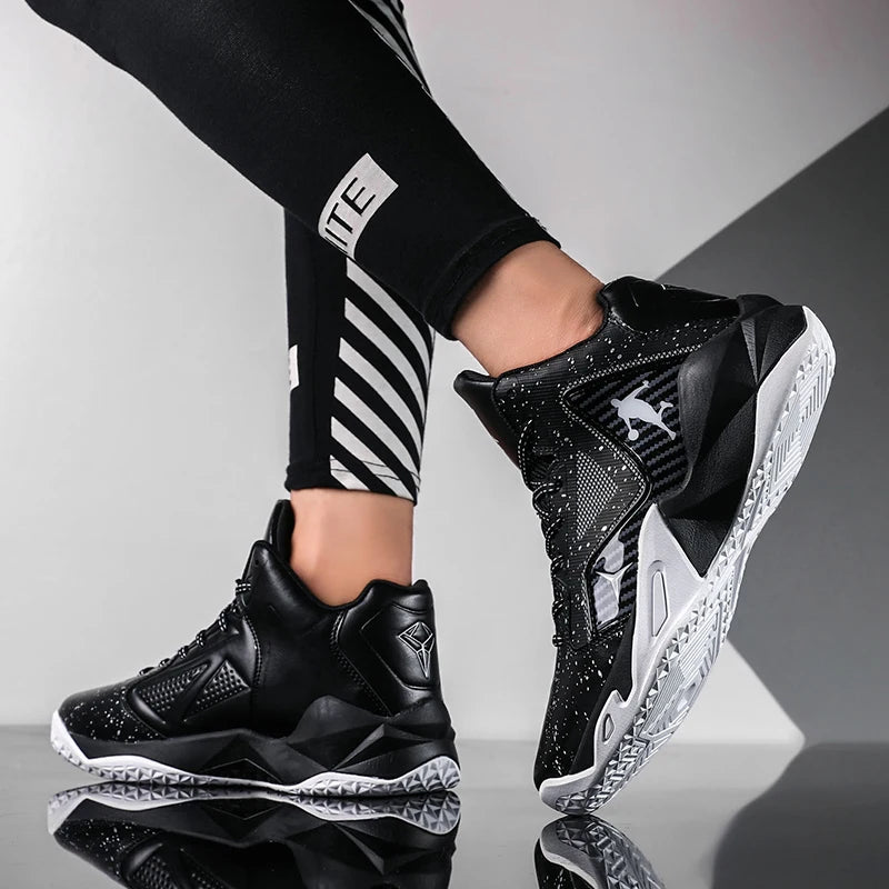 Men’s High-Top Basketball Sneakers – Fashion Street Sport Shoes