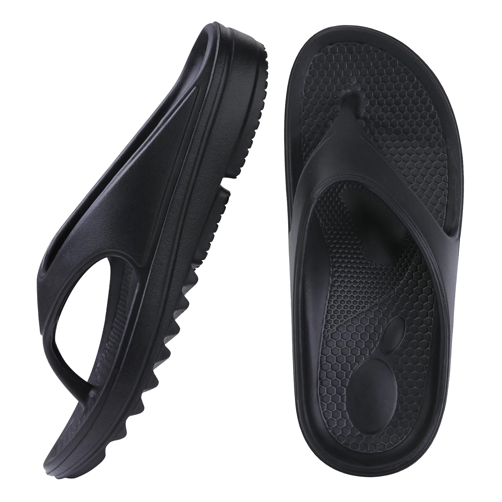 Crestar Thick Sole Flip-Flops – Soft Non-Slip Sandals for Men & Women, Summer Beach, Shower & Yoga Use