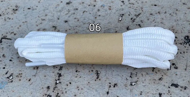 2025 New Flat Semicircular Shoelaces for Women's Sneakers Strap 160/180cm Black Grey Off-White Accessorie for Nike/Arctery