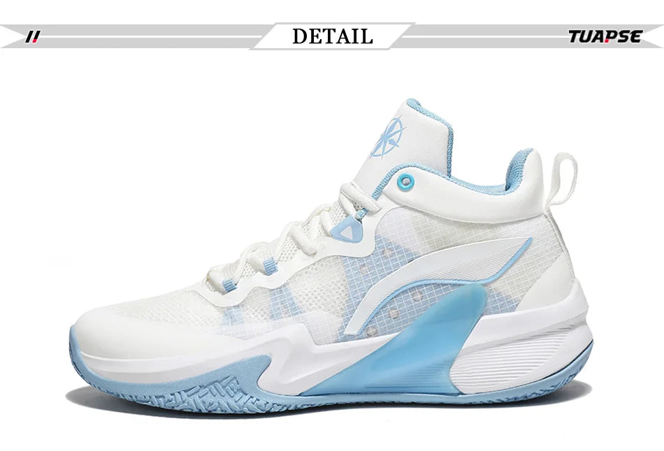 Men's Trend Practical Basketball Shoes Cushioning Elasticity Training New Anti-Skid Breathable Sport Shoes Size 38-45