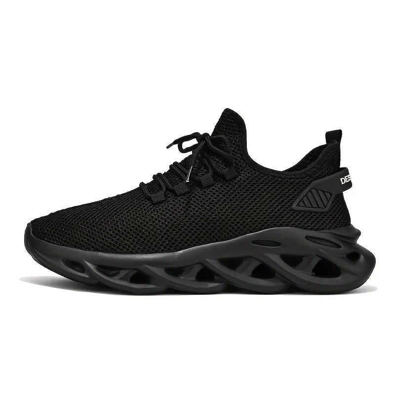 New Men Running Shoes Jogging Fashion Casual Walking Leisure Loafers Lace-up Breathable Brand Outdoor Comfortable Sneakers Blade