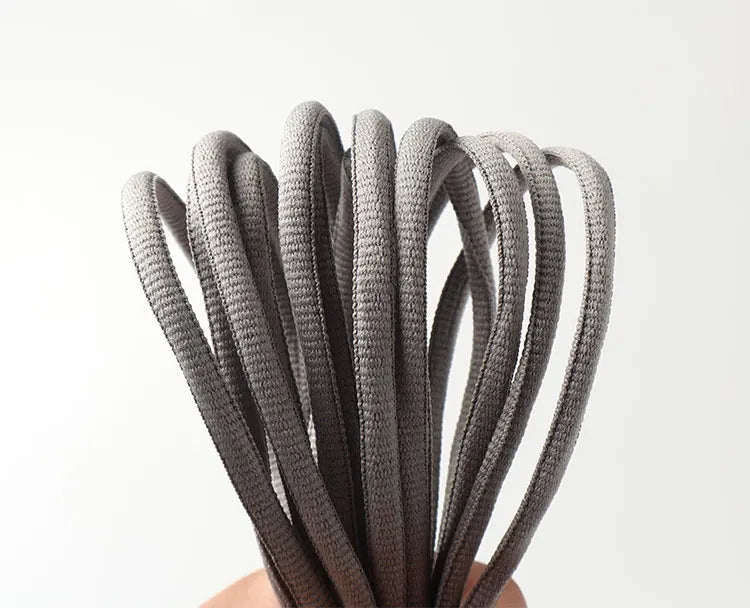 2025 New Flat Semicircular Shoelaces for Women's Sneakers Strap 160/180cm Black Grey Off-White Accessorie for Nike/Arctery
