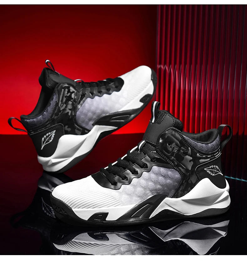 Men’s Basketball Shoes – Breathable Non-Slip Fashion Sports Sneakers