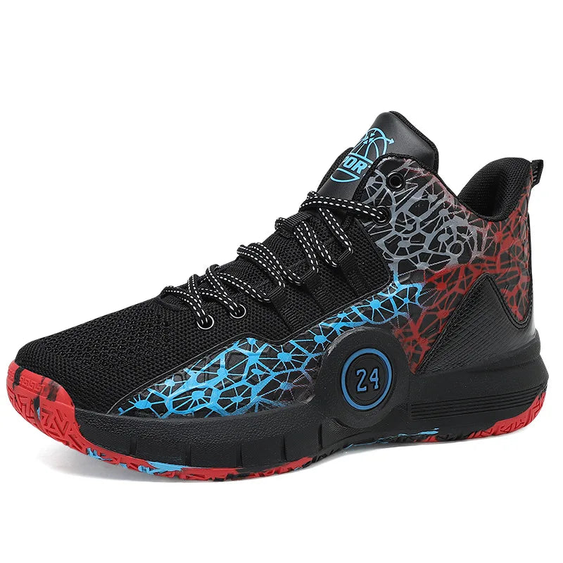 Men Professional Basketball Shoes Kids Men's Cushioning Light Basketball Sneakers Women Mesh Breathable Outdoor Sports Shoes