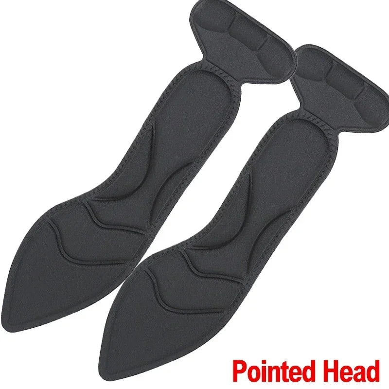 1/2Pair Memory Foam Insole Pad Inserts Heel Post Back Breathable Anti-slip for High Heel Shoe Insert Protector Shoes Insoles