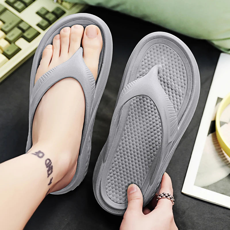 2025 New Beach Shoes for Men Women Summer Soft House Sandals Arch Support Recovery Flip Flops Comfort Orthopedic Slides