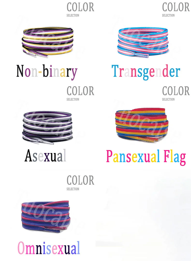 Rainbow Shoelaces – Colorful Long Laces for Sneakers