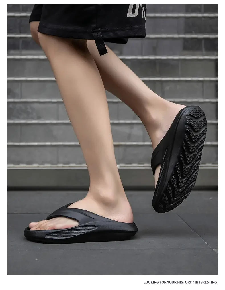 2025 Men’s Orthopedic Sandals – Soft Arch Support Flip-Flops for Couples, Summer Beach & Bathroom Use