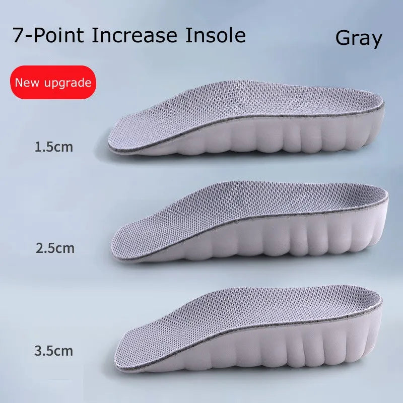 4D Deodorant Orthopedic Height Increase Insole for Shoes Arch Support Plantar Fasciitis Insoles Growing Shoe Sole Templates New