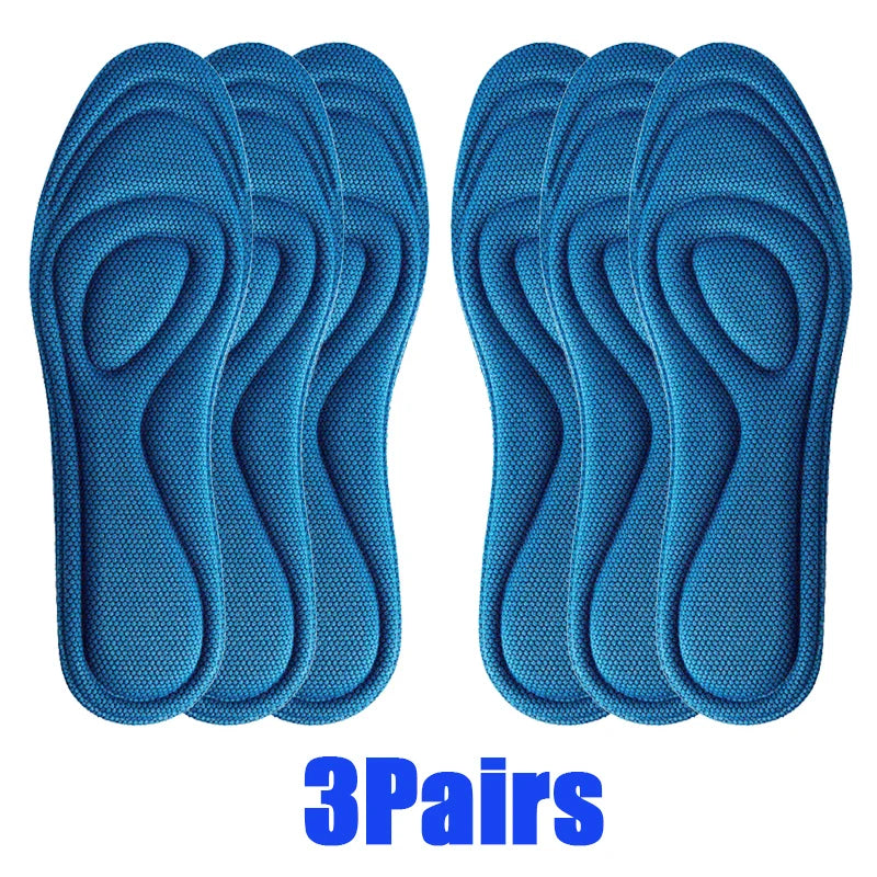 Memory Foam Insoles for Shoes Men Women Nano Antibacterial Massage Sport Insole Feet Orthopedic Cushion Running Shoe Sole