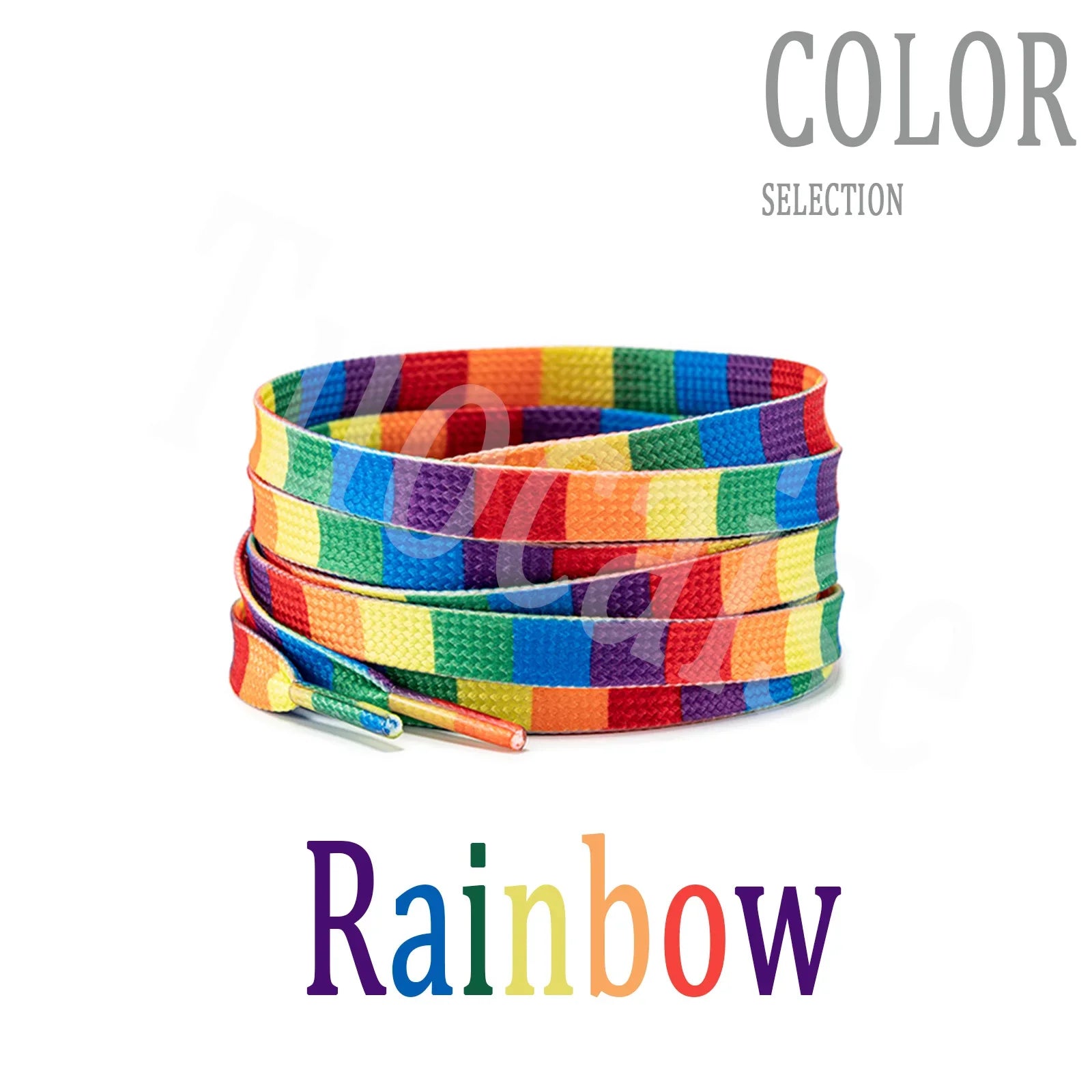 Rainbow Shoelaces – Colorful Long Laces for Sneakers