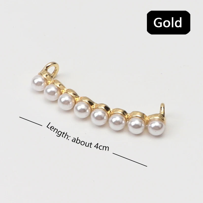 Shoelaces Clips Decoration Shoelace Buckle Shoes Charm AF1 Sneakers Pearl Shiny Rhinestones Women Girl Shoe Laces Decorative 1Pc