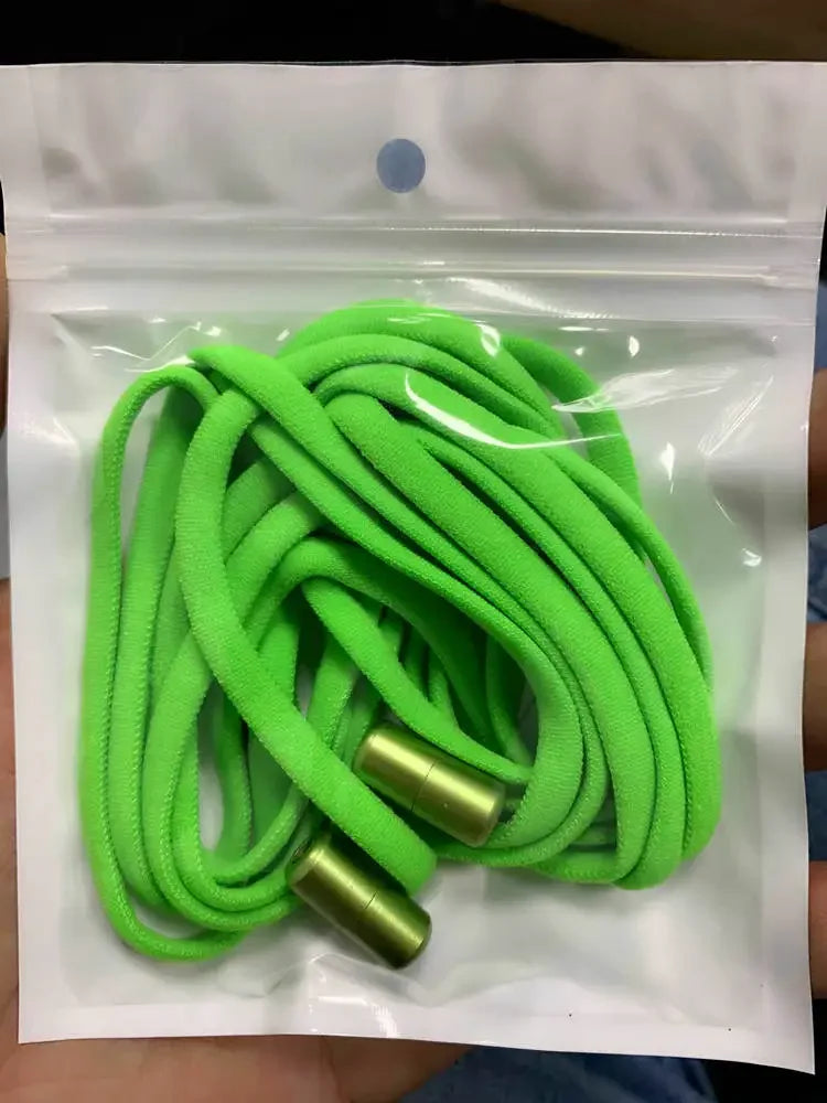 1Pair Elastic Lazy Shoelaces No Tie Shoe Laces Sneakers Flats Shoelaces for Adult Quick Shoelace Fit All Shoes