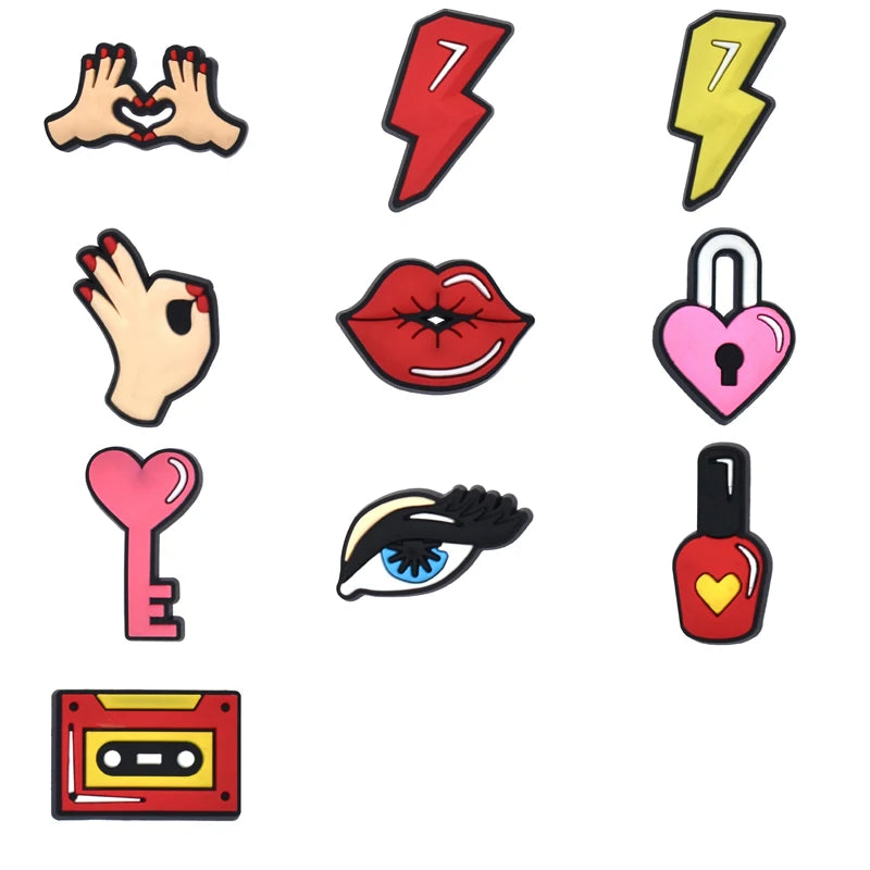 Pack Pins for Crocs Charms Shoes Accessories Dentistry Teeth Doctor Decoration Jeans Women Sandals Buckle Kids Favors Men Badges