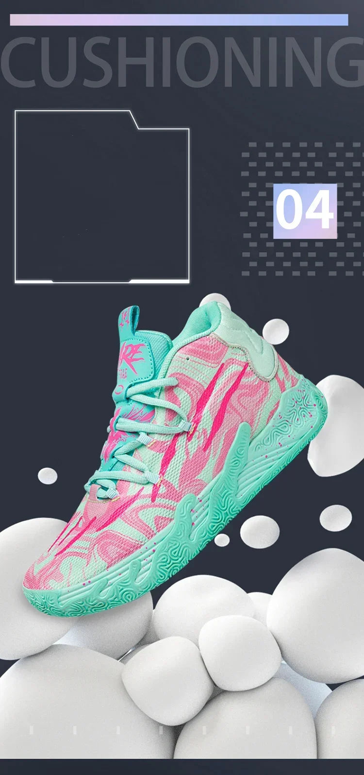 2025 New Men's Sneakers Breathable Comfortable Mens Basketball Shoes Wear-resistant Non-slip Couple's Sports Shoes Tenis