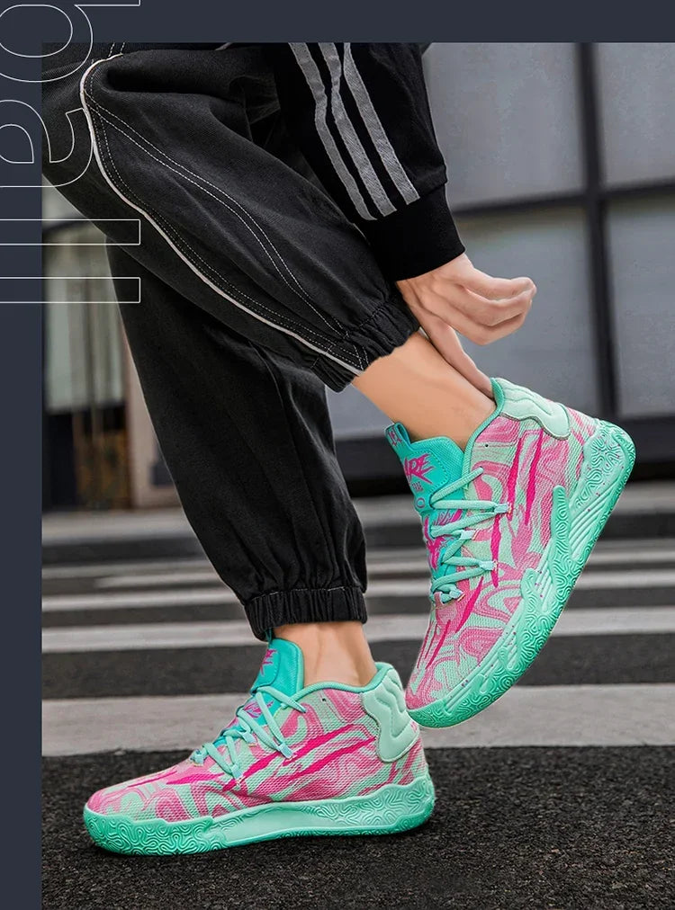 2025 New Men's Sneakers Breathable Comfortable Mens Basketball Shoes Wear-resistant Non-slip Couple's Sports Shoes Tenis