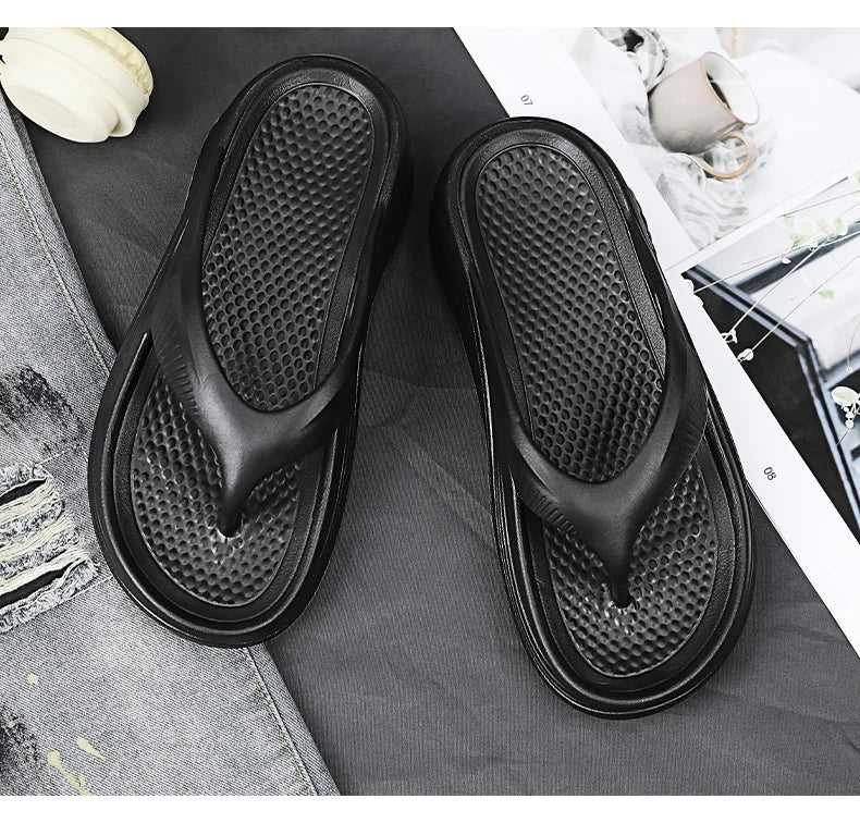 2025 New Beach Shoes for Men Women Summer Soft House Sandals Arch Support Recovery Flip Flops Comfort Orthopedic Slides