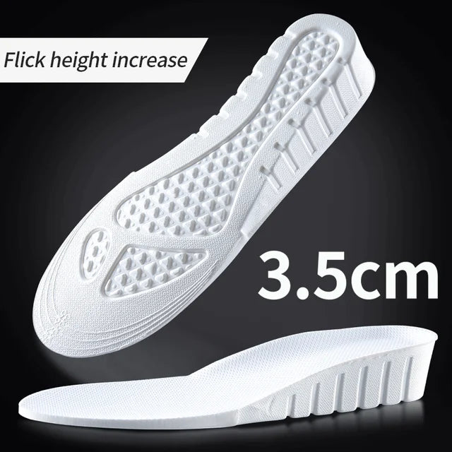 2025 Invisiable Height Increase Insoles for Feet Breathable Elevator Height Increase Templates Insoles for Women Men Shoes Pads