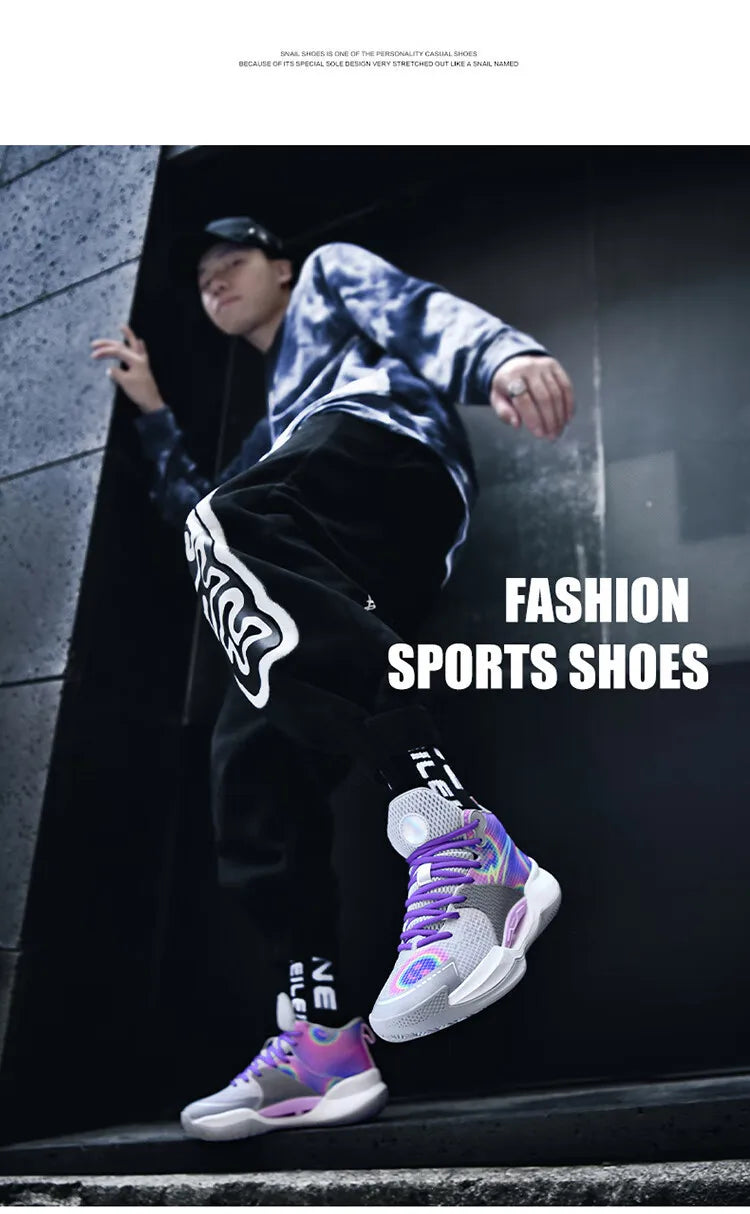 2025 New Men'S And Women'S Air Casual, Comfortable And Breathable Sports Basketball Shoes, High-Top Running Shoes