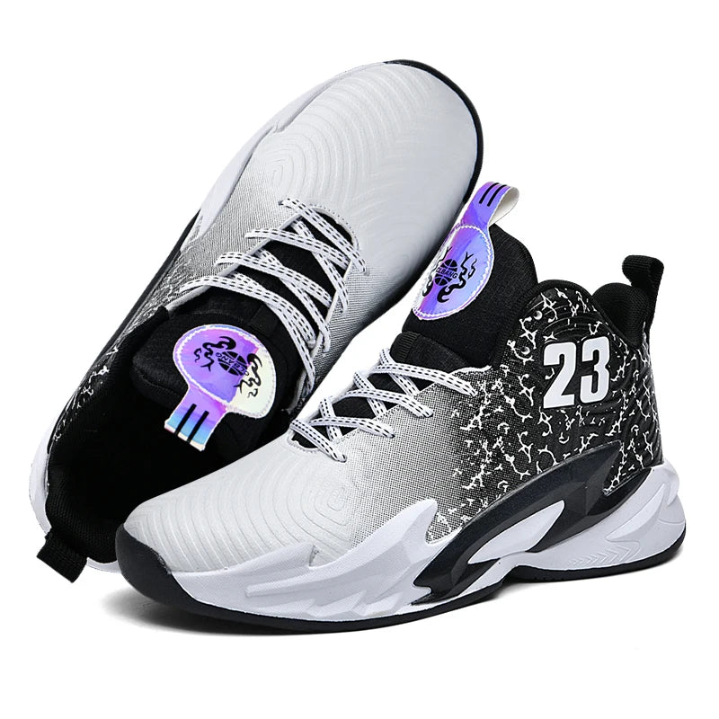 Men’s Basketball Shoes – Breathable, Non-Slip Outdoor Fashion Unisex Sneakers