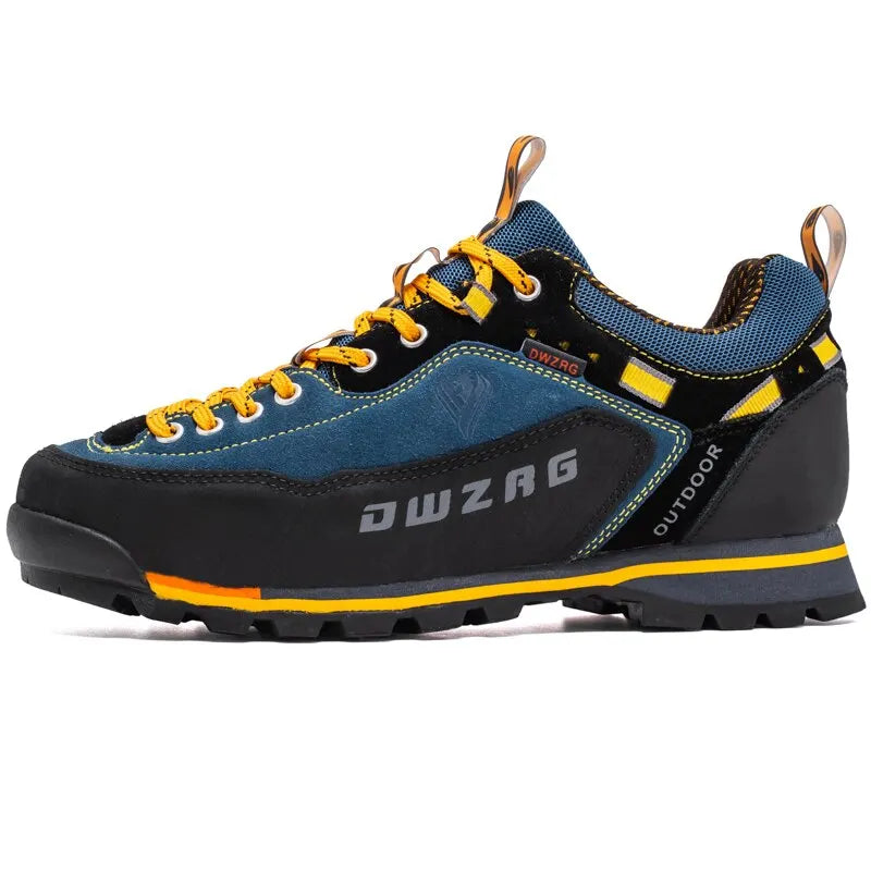 Waterproof Hiking Shoes Men's Climbing Shoes Anti-collision Fashion Outdoor Casual Lace-up Sneakers