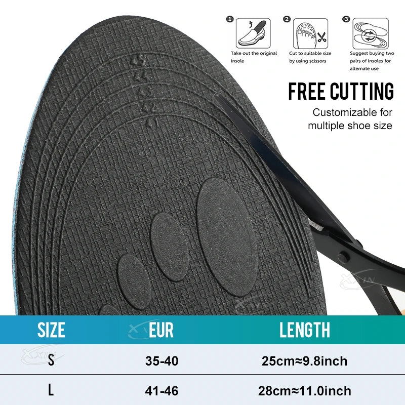 Arch Support Insole Orthopedic Insole Men Women Sport Shoe Insert Flat Foot Shoe Pad Size 35-46