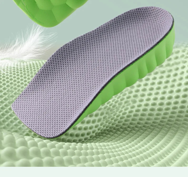 4D Deodorant Orthopedic Height Increase Insole for Shoes Arch Support Plantar Fasciitis Insoles Growing Shoe Sole Templates New