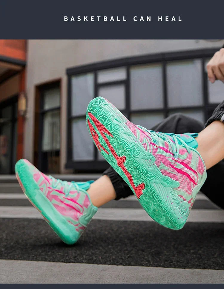 2025 New Men's Sneakers Breathable Comfortable Mens Basketball Shoes Wear-resistant Non-slip Couple's Sports Shoes Tenis