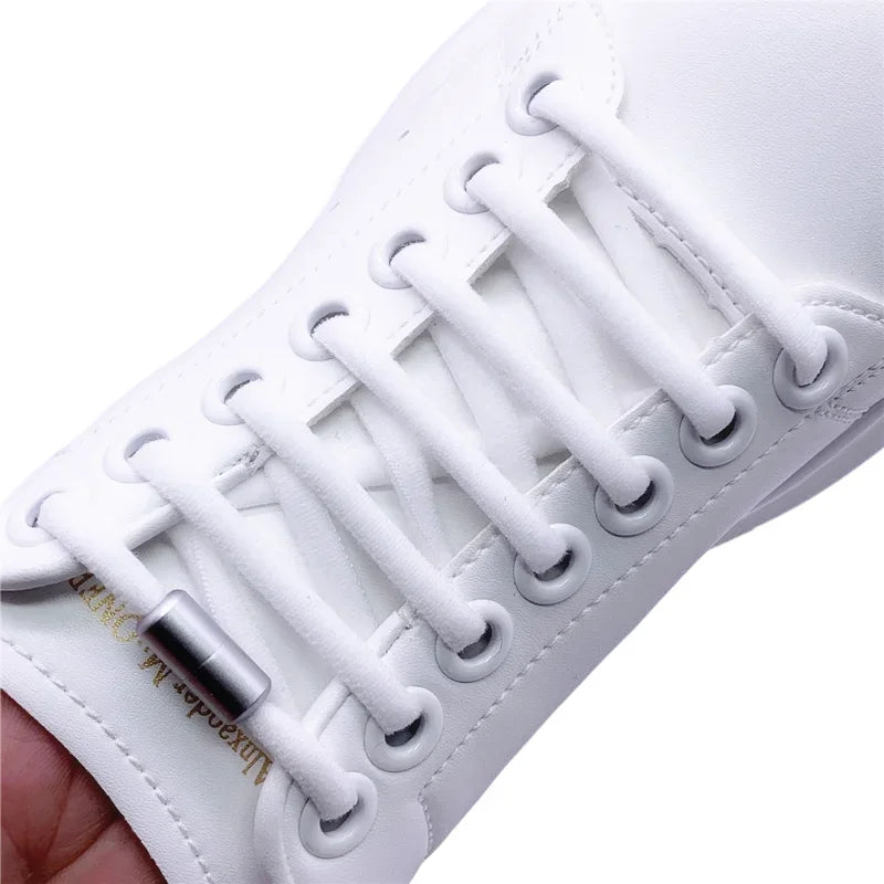 1Pair Elastic Lazy Shoelaces No Tie Shoe Laces Sneakers Flats Shoelaces for Adult Quick Shoelace Fit All Shoes