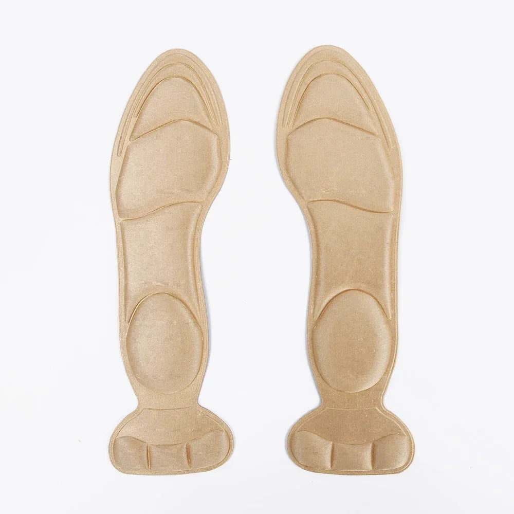 1/2Pair Memory Foam Insole Pad Inserts Heel Post Back Breathable Anti-slip for High Heel Shoe Insert Protector Shoes Insoles