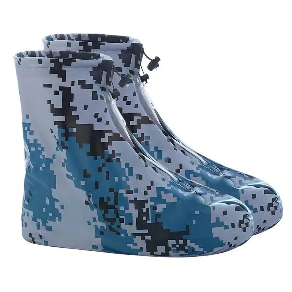Shoes Cover Rain Waterproof Quality Thick Shoes Protectors Rain Boots PVC Non-Slip Rainy Shoe Cover Adult Water proof shoes