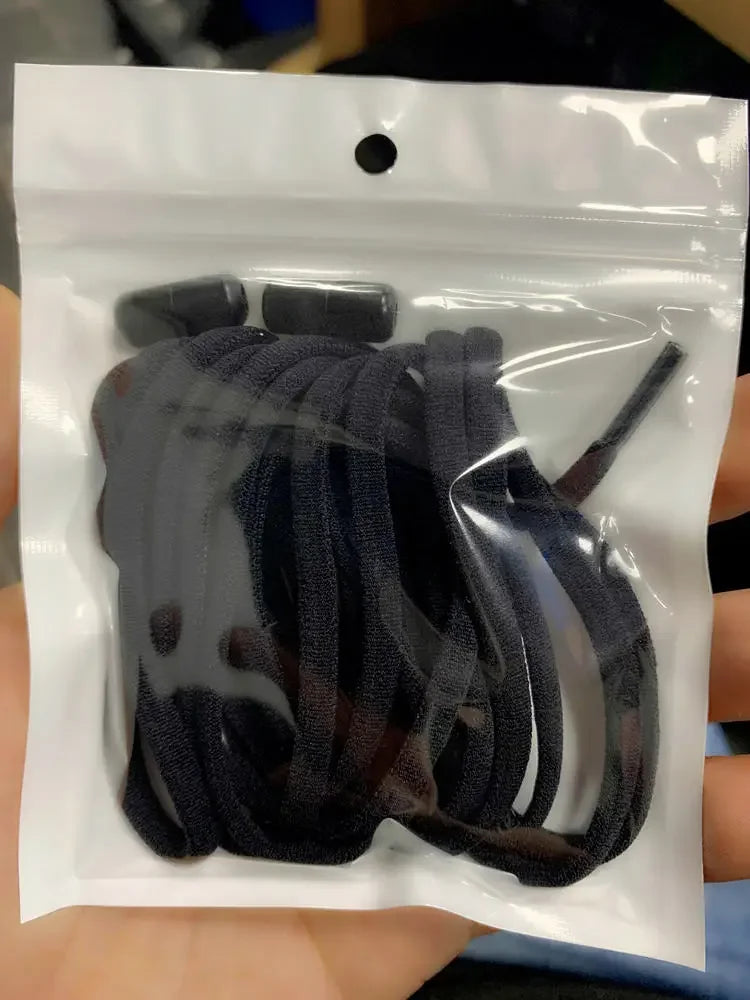 1Pair Elastic Lazy Shoelaces No Tie Shoe Laces Sneakers Flats Shoelaces for Adult Quick Shoelace Fit All Shoes