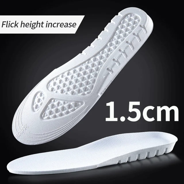 2025 Invisiable Height Increase Insoles for Feet Breathable Elevator Height Increase Templates Insoles for Women Men Shoes Pads