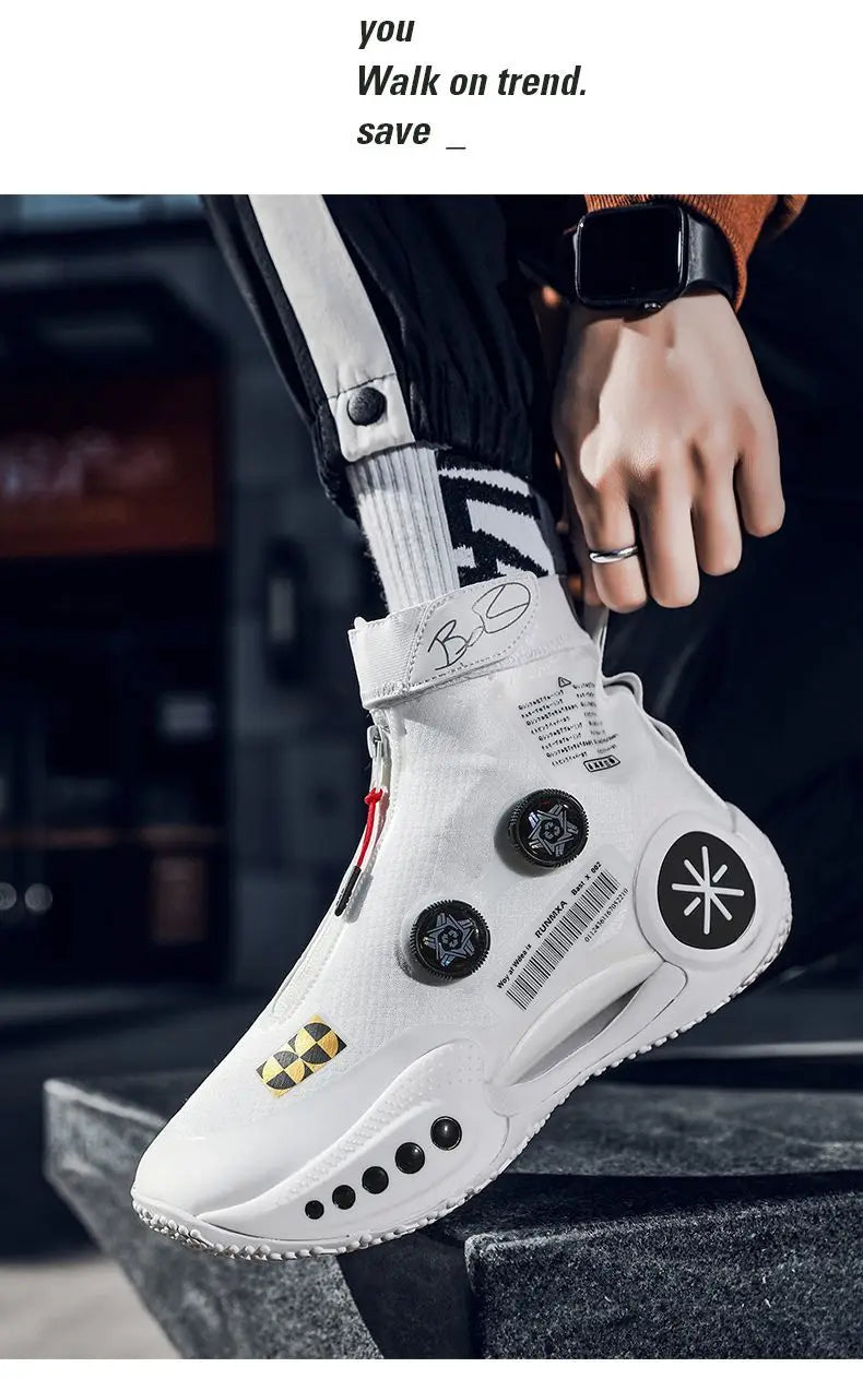 2025 Outdoor Basketball Shoes – Shock-Absorbing, Anti-Slip Sneakers for Adults